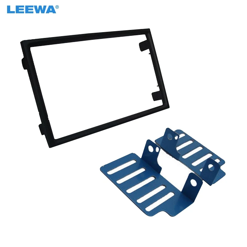 

LEEWA 2Din Car CD DVD Radio Stereo Frame Panel Audio Navigation Frame Dash Fascia Kits For Proton Preve 2012-2017 #CA5235