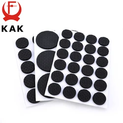 KAK 1-24PCS Self Adhesive เฟอร์นิเจอร์เท้าขาพรมแผ่นกันลื่นกันชน Damper สำหรับเก้าอี้ตาราง Protector ฮาร์ดแวร์