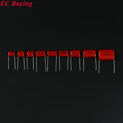 10pcs CBB Metallized Polyester Film Capacitors CBB22 Capacitor 0.022uf 0.01uf 0.047uf 0.1uf 0.22uf 0.33uf 0.47uf-3.3uf 400V