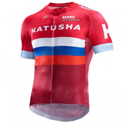 

2016 KATUSHA PRO TEAM 2 DESIGN ONLY SHORT SLEEVE ROPA CICLISMO CYCLING JERSEY SUMMER CYCLING WEAR SIZE XS-4XL