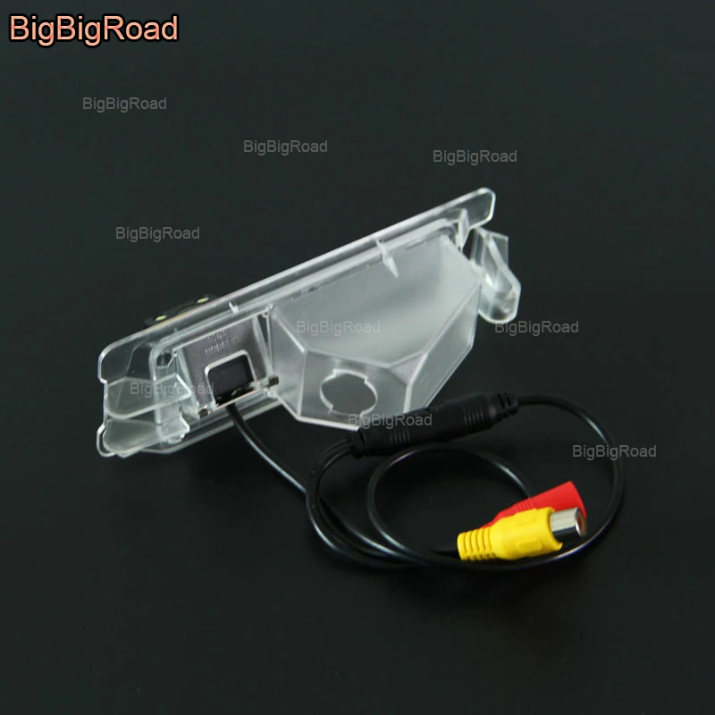 BigBigRoad Car Rear View Reversing Camera With Power Relay / Filter For Nissan Micra K12 K13 / March 2011 2012 2013 2014 2015
