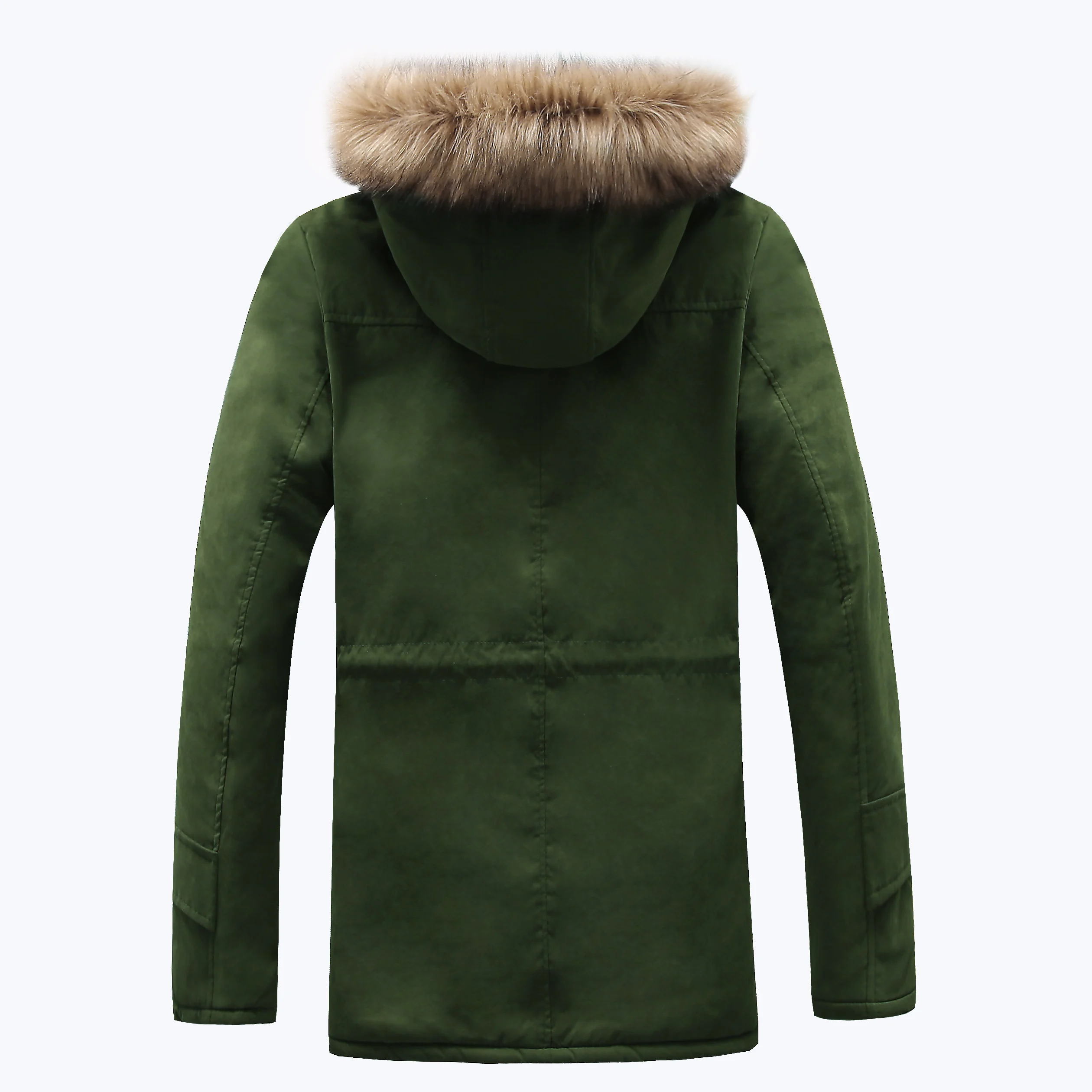 Fashion Fur Liner Jacket Parkas Men 2024 Winter Thick Warm Men\'s Jacket and Coats Casual Hooded Coat Outwears Lovers Clothing