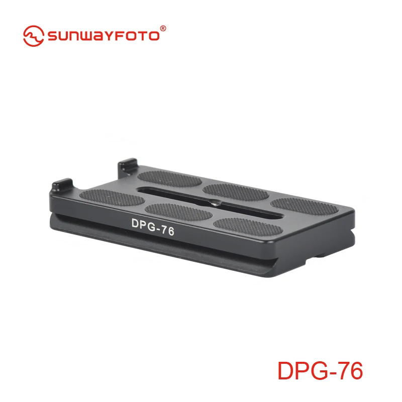 

SUNWAYFOTO DPG-76 Tripod Head Quick Release Plate for DSLR Camera Tripod Head Professional Aluminum Monopod Quick Release Plate