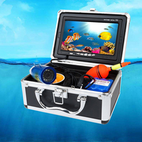 30m Cable Fish Finder Underwater Fishing Camera 7 Inch 1000TVL Waterproof Video Underwater Camera 12 PCS White LED Lights