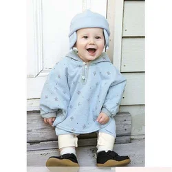 Hooyi Baby Boys Hoodies jackets Newborn Cloak Infant Poncho Smock Clothes children Reversible coat Girl Jackets Outerwear Fleece