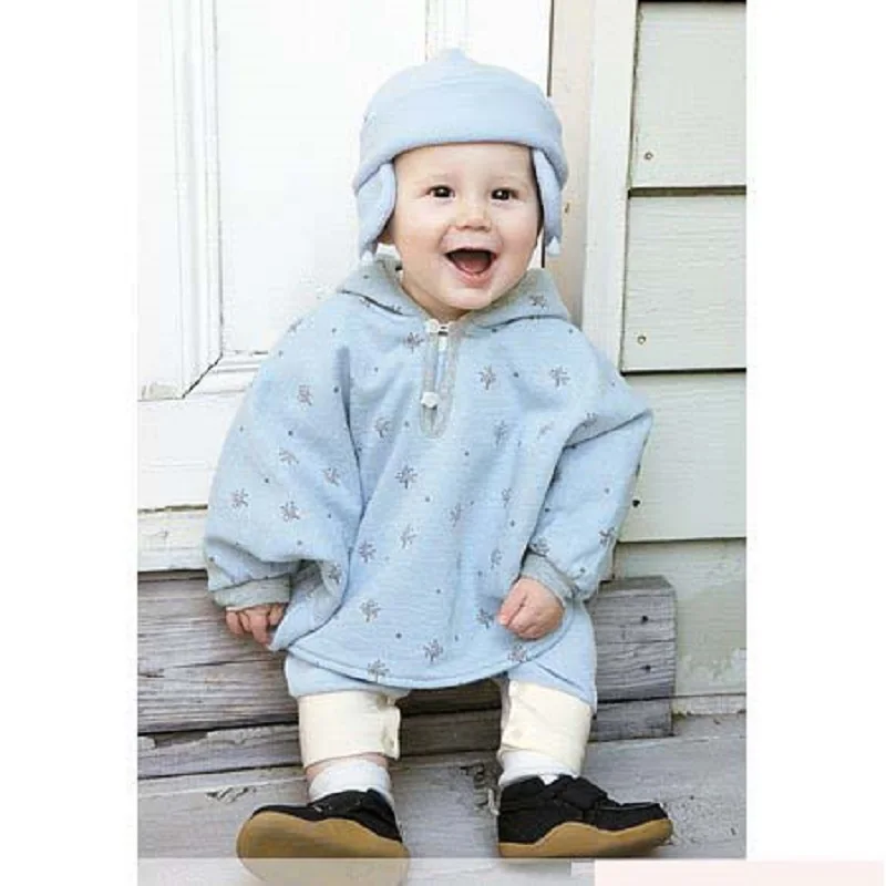 Hooyi Baby chłopcy bluzy kurtki noworodka płaszcz niemowląt Poncho bluza ubrania dla dzieci odwracalny płaszcz dziewczyna kurtki kurtki z polaru