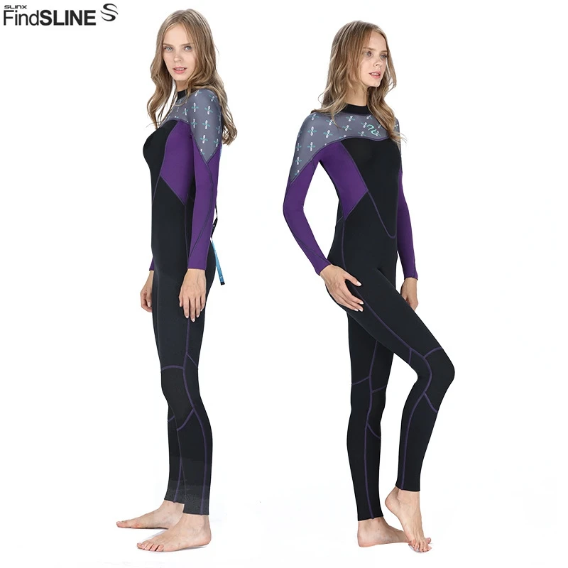 

SLINX 2MM Neoprene Women Warm Wetsuit Swimming Windsurfing Snorkeling Spearfishing Scuba Super Thin Soft Comfortable Diving Suit