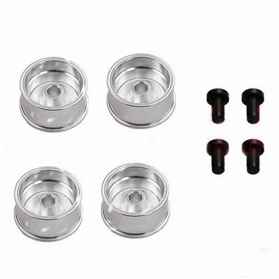 4pcs Tamiya Mini 4WD Racer Parts Homemade Learning Four-wheel Drive Accessories Medium-Diameter Aluminum Alloy Wheels 94992C