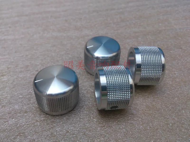 

Diameter 25 high 19 aluminum alloy solid knob Volume potentiometer knob HIFI audio amplifier knob25X19MM-10PCS/LOT