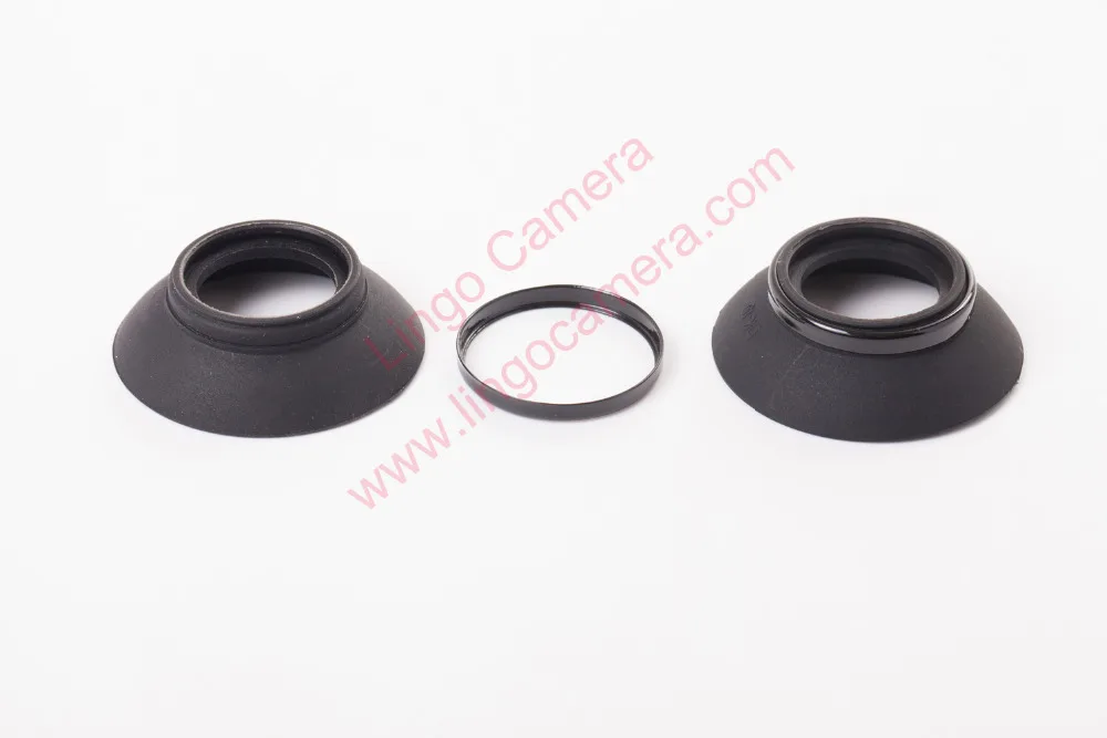 LC6307 Rubber Eyecup Eyepiece DK-19 DK19(round) with Metal Ring for Nikon D3X D3s D700 D3 D4 D800