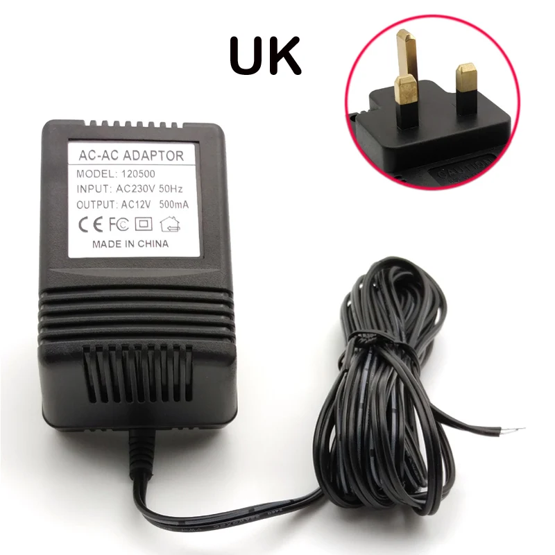 Power Adapter EU US UK Plug 12V 18V AC Transformer Charger for Wifi Wireless Doorbell Camera IP Video Intercom Ring 120V-240V