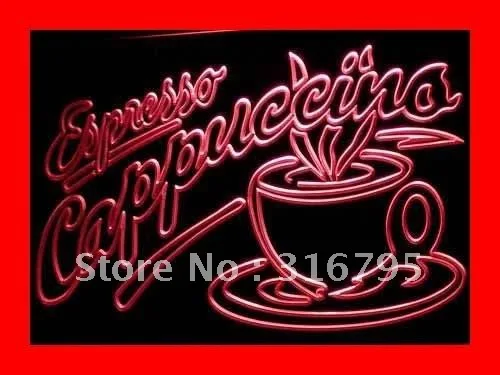 i220 OPEN Espresso Cappuccino Coffee Cafe Light Signss On/Off Switch 20+ Colors 5 Sizes