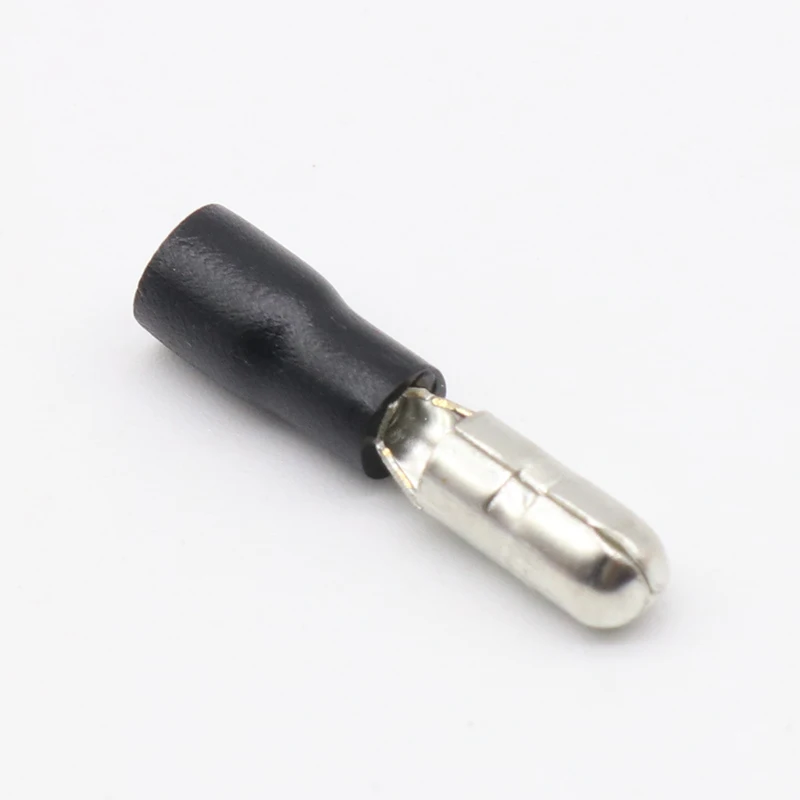 Hot 50 X Black Male Female Bullet Connector Crimp Terminals Wiring