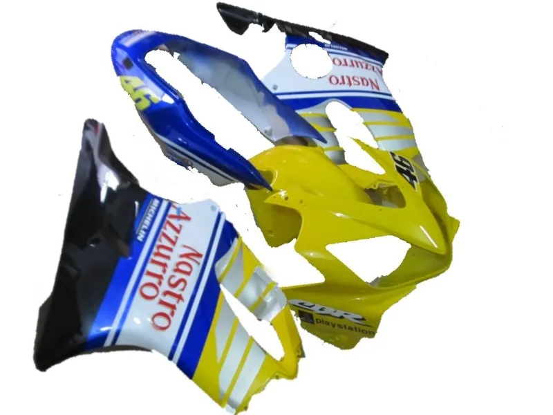 

km Free customize Injection mold fairing kit for Honda CBR600 F4 99 00 black Yellow fairings set CBR600 RR 1999 2000