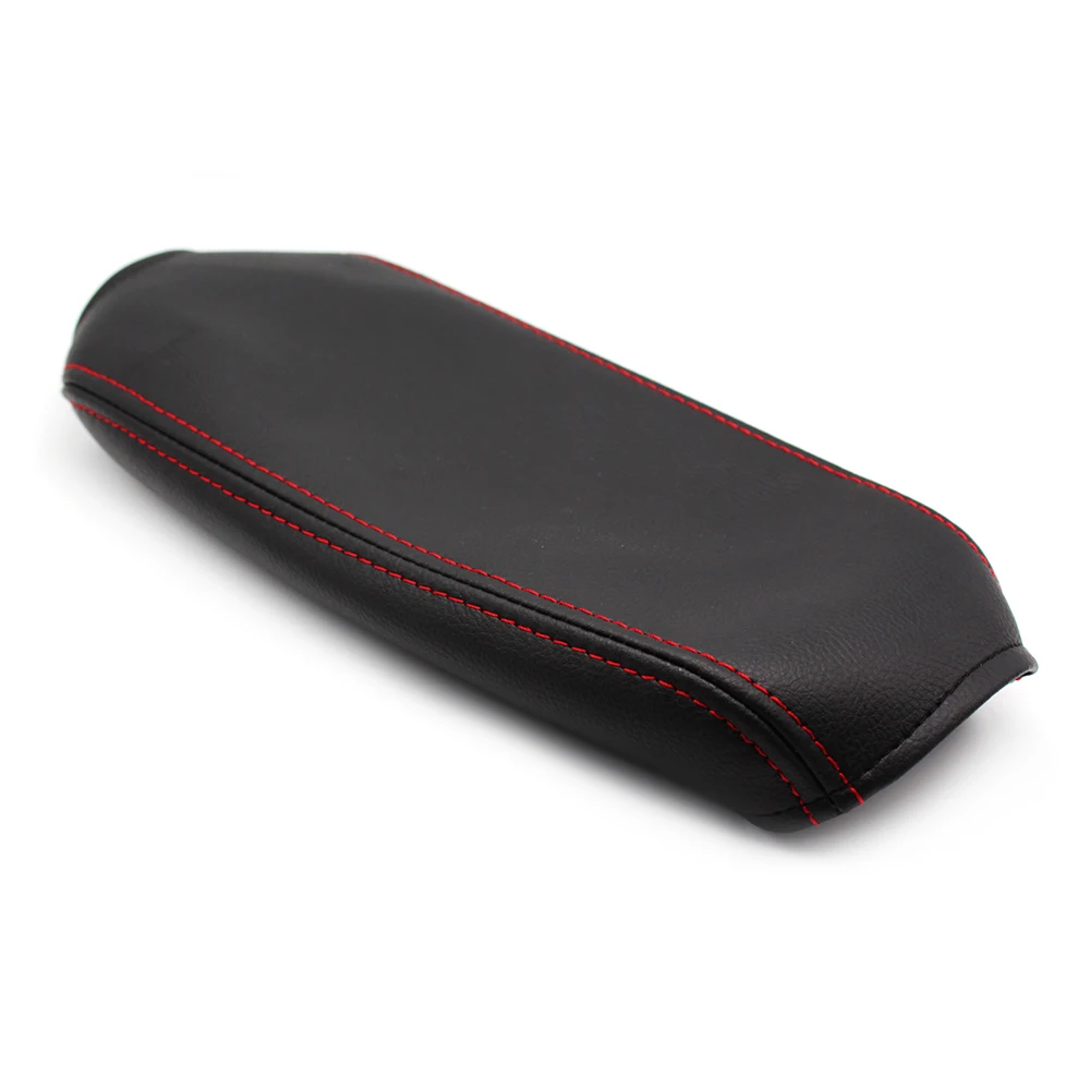 Soft Leather Armrest Cover For VW Golf 5 MK5 2005 2006 2007 2008 2009 2010 Car Center Control Armrest Box Skin Cover Trim