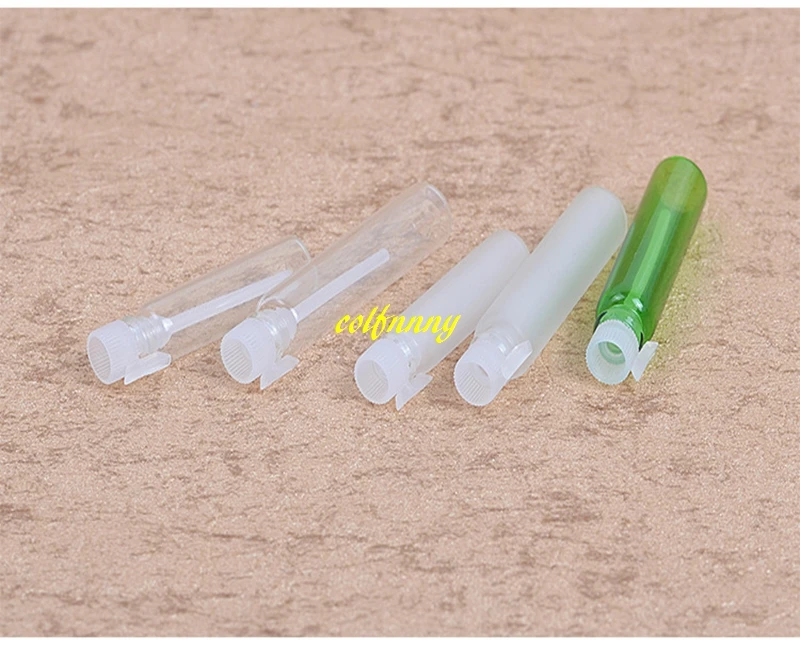 1250pcs/lot 2ML Glass Perfume bottle Small Sample Vials Bottles Empty Laboratory Liquid Fragrance Test Tube Trial Bottle