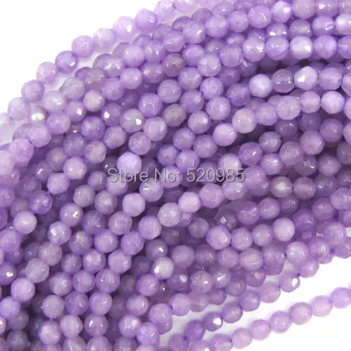 98pcs/lot Free Shipping Natural Stone 4MM Faceted Colorful Chalcedony Loose Beads Pick Colors For Jewelry Making No.FJB01