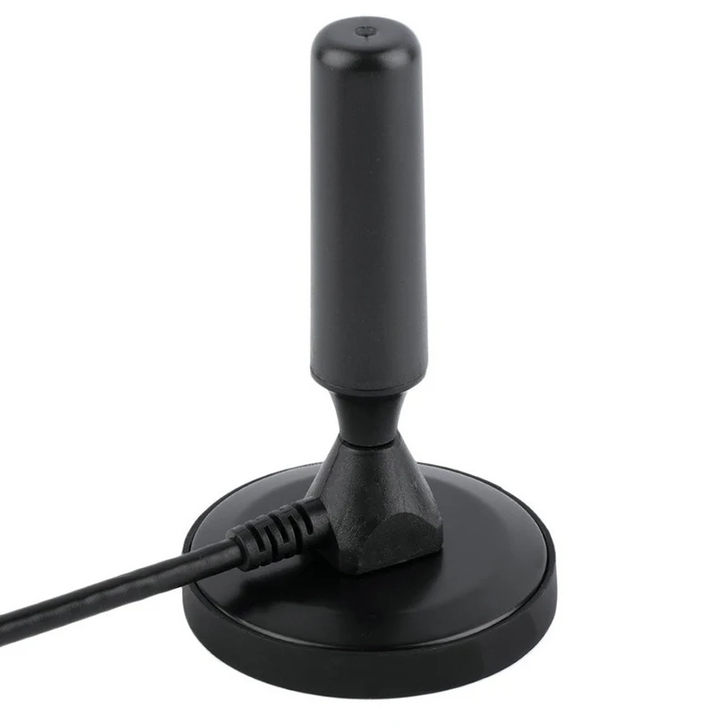 New 30 dBi Gain 75 ohm Digital DVB-T Receiver Antenna FM Freeview Aerial Antena DVB T Coaxial Booster Magnetic Base TV HDTV