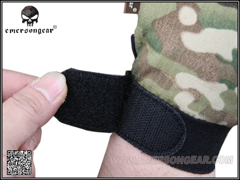 Tactical Full Finger Camouflage Glove, MC EM5368, Lightweight, Tactical