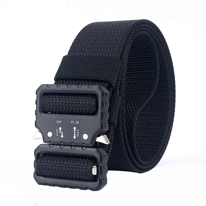 Alloy Tactics Buckle Belt qualtiy Nylon Insert Buckle Men belt Outdoor Multifunction Scratchproof Wear resistant belt