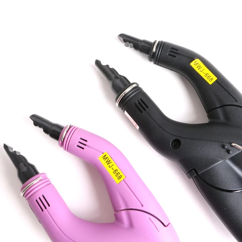 Gift + 1 Piece Adjustable Temperature Fusion Hair Extension Iron Fusion Heat Connector Keratin Bonding Wand Iron Melting Tools