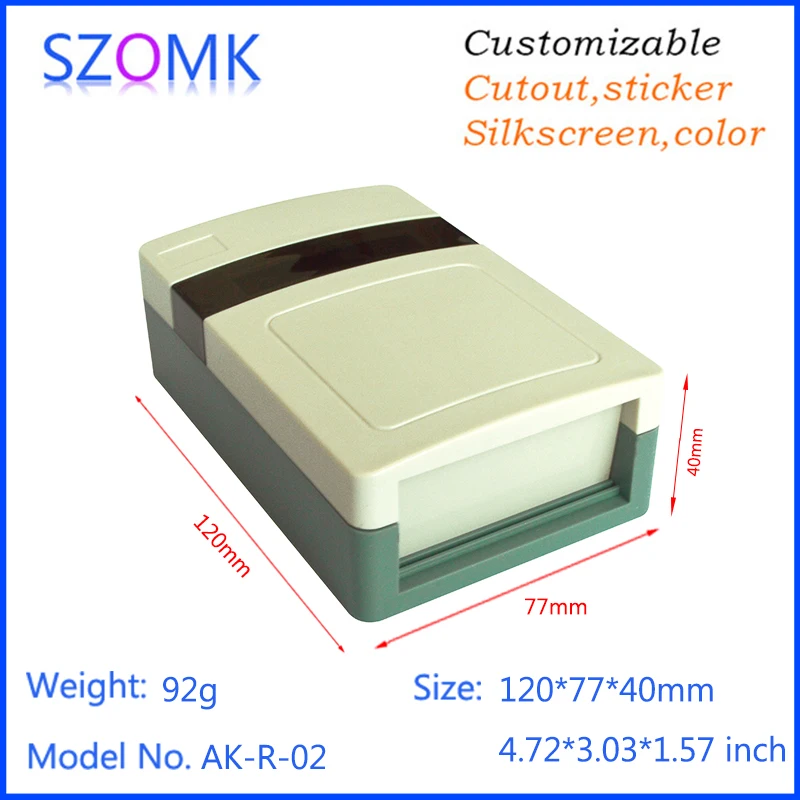 4 Pieces a lot  box plastic electronic enclosure  120*77*44 MM  4.72*3.03*1.57 inch box plastic electronic