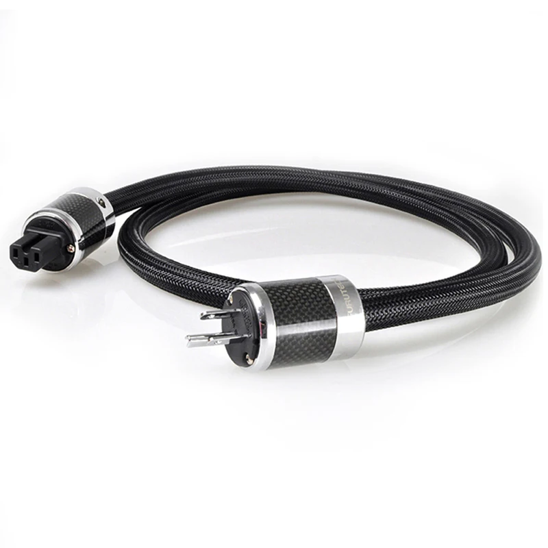 YTER FP-3TS20 OCC Copper AC Power cable US Version HIFI Power Cable with Carbon fiber connector plug