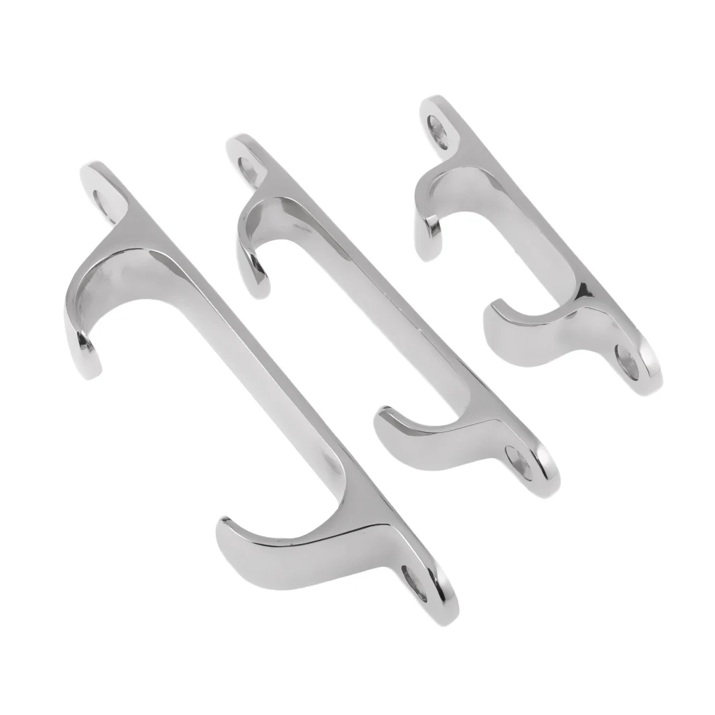 Straight Fairlead High Quality 316 Stainless Steel Marine Sailing Boat Deck Cleat Bow Chock Marin grade surface polishing