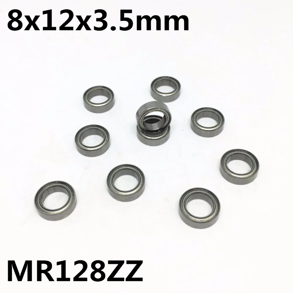 10 sztuk MR128ZZ L-1280ZZ 8x12x3.5mm łożysko kulkowe zwykłe miniaturowe łożysko zaawansowany wysokiej jakości Model MR128