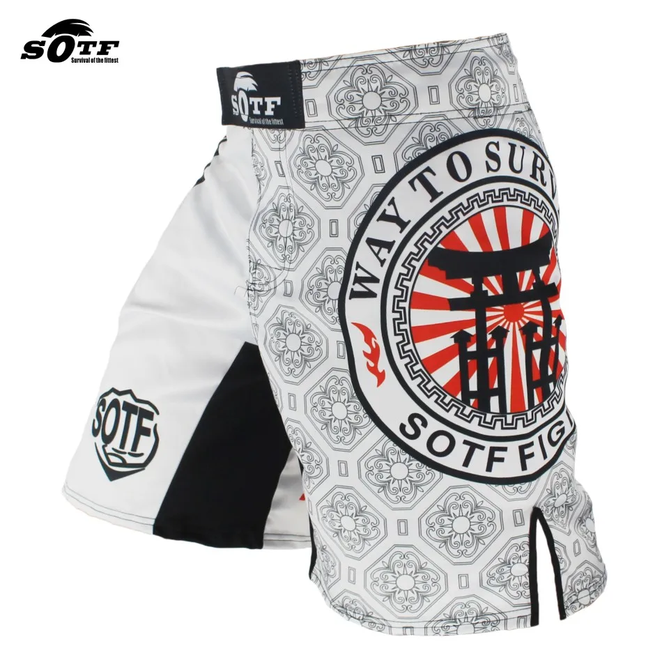 SOTF boks trening Fitness Muay Thai spodnie spodenki bokserskie spodenki bokserskie muay thai spodenki bokserskie muay thai krótki kickboxing mma krótki mma