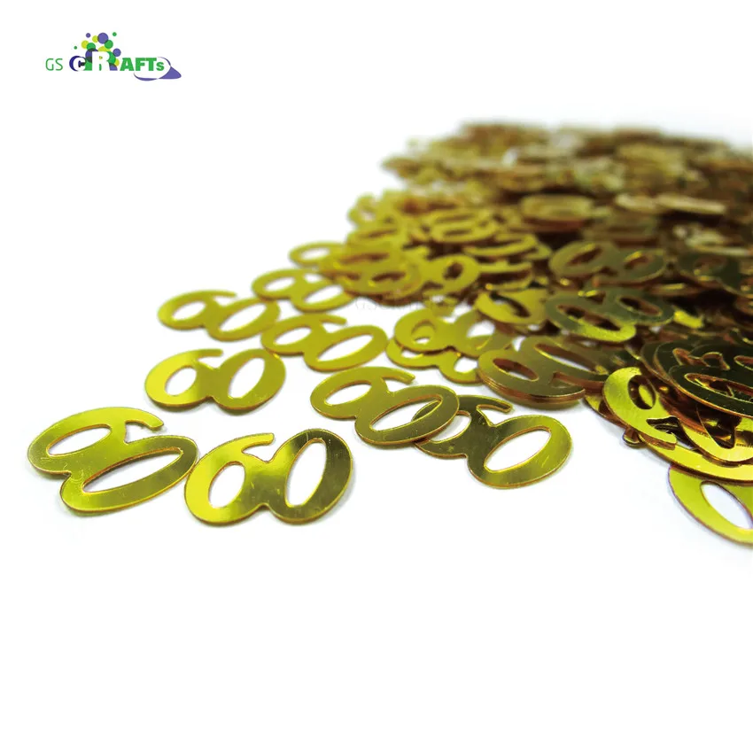 Вечерние Свадебные украшения с блестками, 15 г, с цифрами на день рождения, 13, 16, 18, 30, 40, 50, 60, 80