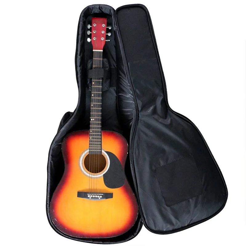 Acousic Guitar Gig Bag 42inch Guitar Bag Green Guitar Case Double Shoulder Guitar Bag Brown Color Black Guitar Box 42inch Cover