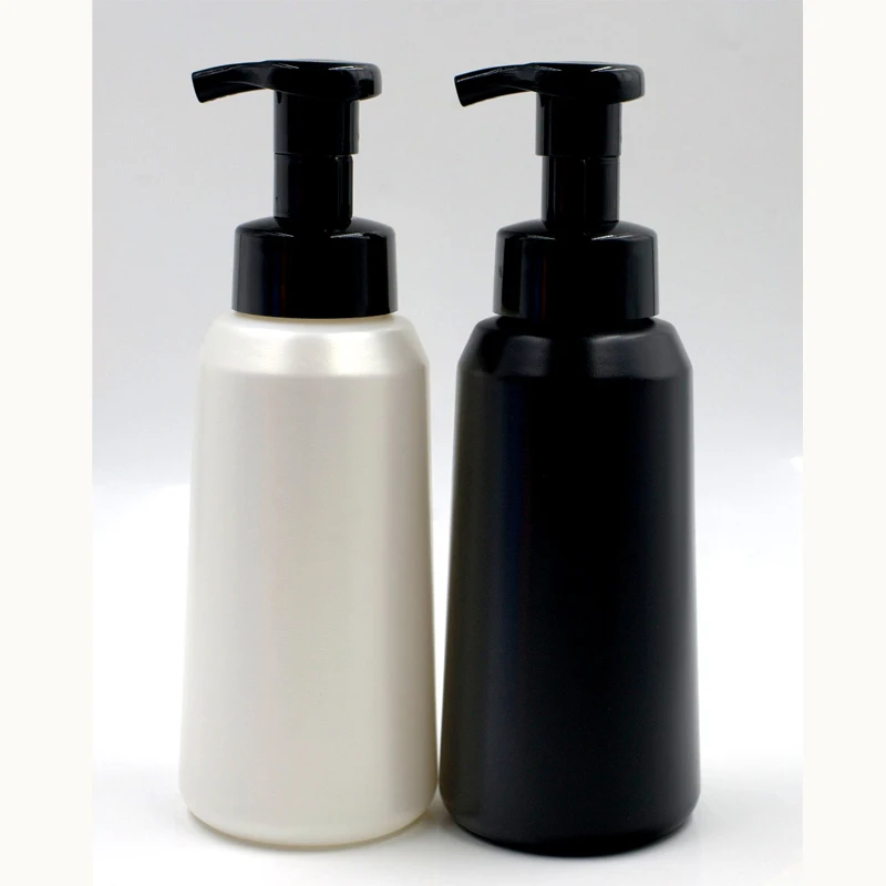 500ml liquid soap Foaming bottle PE plastic bottles face Cleansing foam pump bottles Mousse Foamer cosmetic refillable bottle