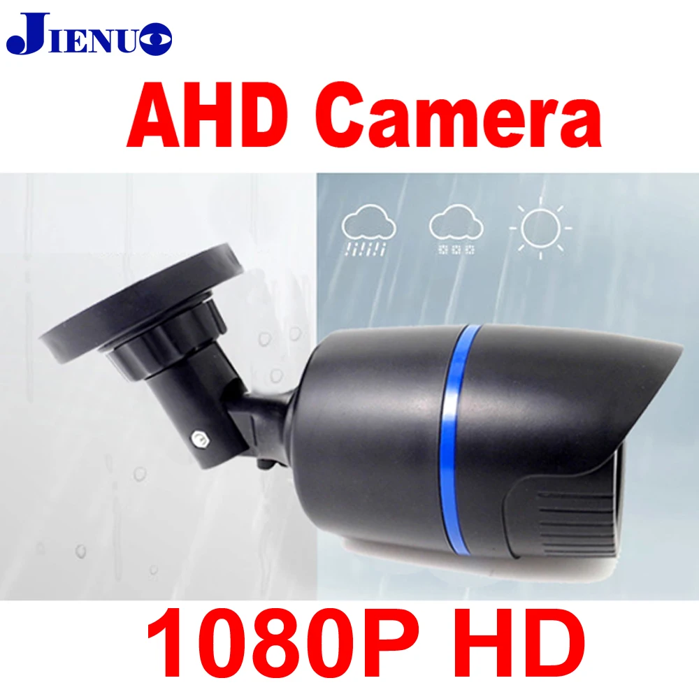 AHD Camera 1080p Analog Surveillance High Definition Infrared Night Vision CCTV Security Home Indoor Outdoor Bullet 2mp Full Hd