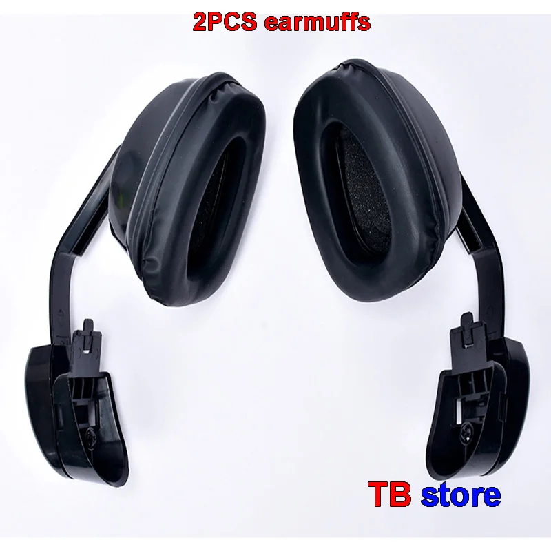 DELTA PLUS 103008แขวน Earmuffs อาชีพ Anti-Noise Earmuffs เปลือก ABS โฟมหน่วยความจำผ้าฝ้ายหมวกนิรภัย Earmuffs