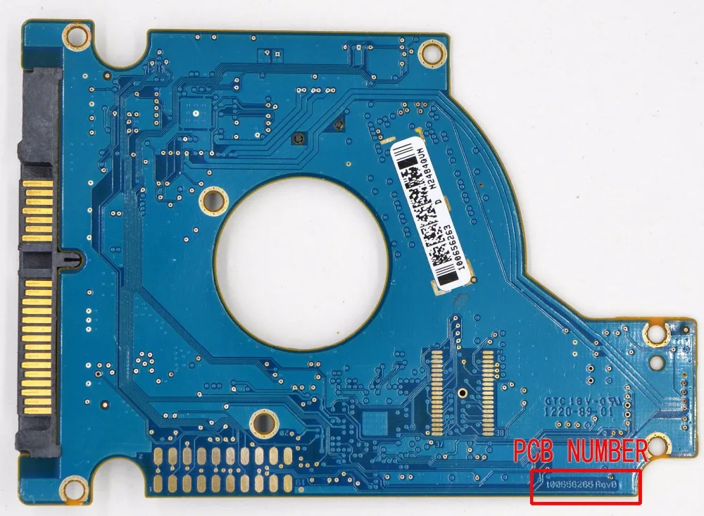 100656265 RevB / Seagate notebook hard disk circuit board / 100696907 ,100656263 ,100676826 / ST9320325AS, ST9500325AS