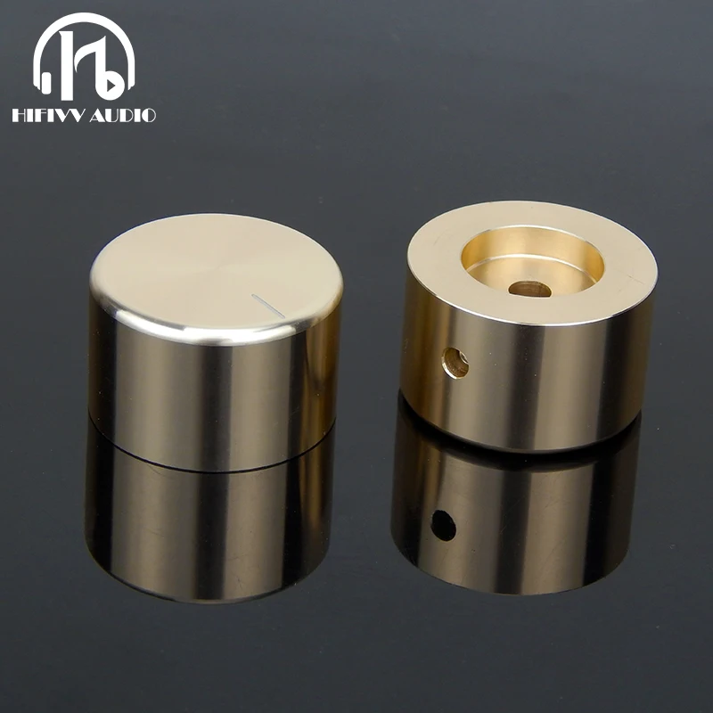 Wzmacniacz audio HIFI Aluminiowe pokrętło głośności 1szt Średnica 35mm Wysokość 22mm Wzmacniacz Pokrętło potencjometru