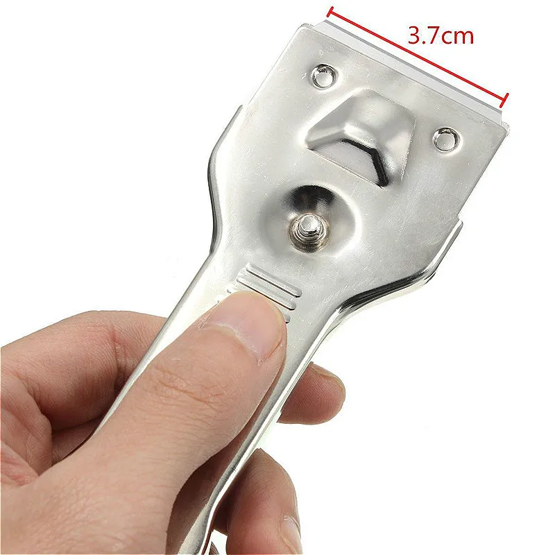 1PC Multifunktions Glas Keramik Kochfeld Schaber Reiniger Entferner Mit 5 stücke Klinge Für Reinigung Ofen Herd Werkzeuge Utility Messer – Detail 6