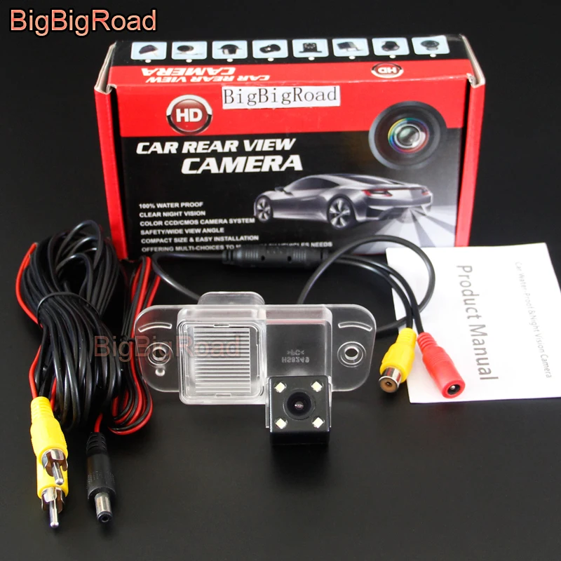 

BigBigRoad For SsangYong Actyon 2006 2007 2008 2009 2010 Car Rear View Backup Parking CCD Camera Waterproof Night Vision