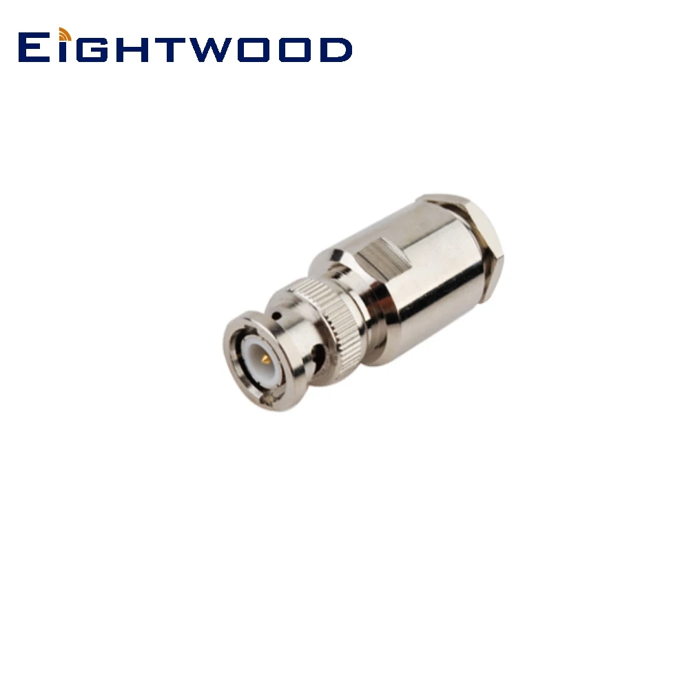 

Eightwood BNC Plug Male RF Coaxial Connector Straight Crimp RG8 RG214 KSR400 LMR400 Cable for Antenna Telecom Automotive Adapter