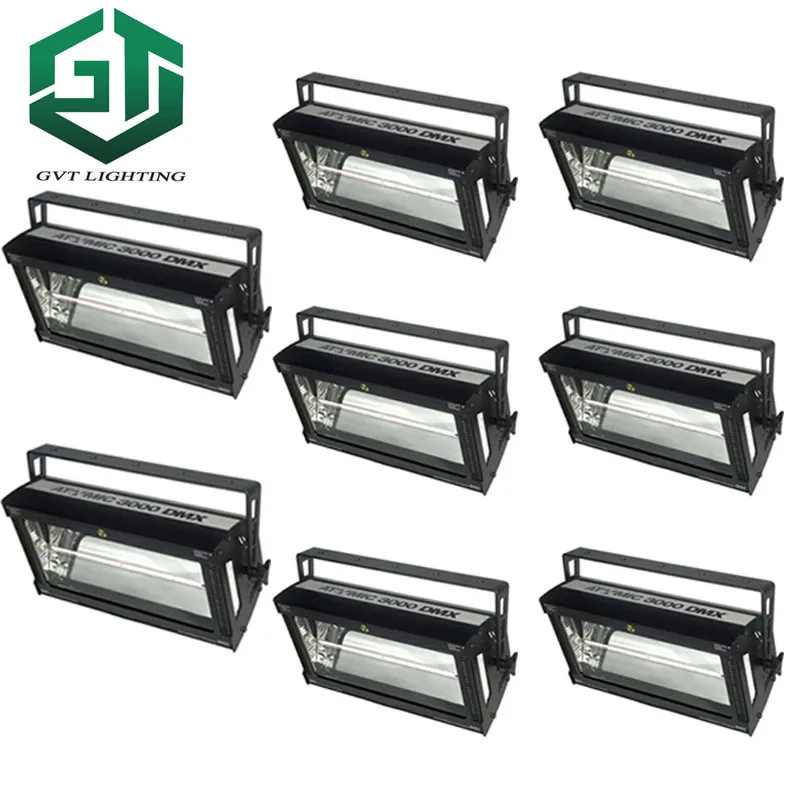 

8pcs/lot 3000 Watt Jenbo Strobe Light 110V/220-240V 3000W Bulb Strobe Light Controller DJ Stage Club Stroboscope