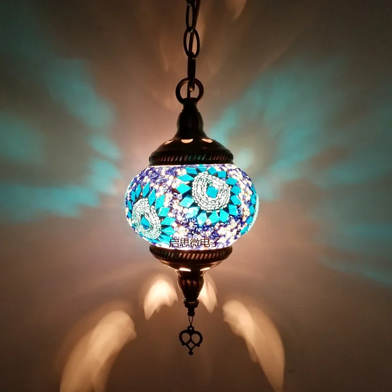 New Style E14 Turkey Handmade Romantic Balcony  Corridor Stairwell Pendant Lamp Cafe Restaurant Bar Tree Hotel Pendant Light