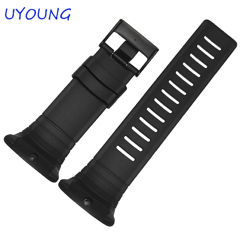 For Suunto CORE High Quality Silicone Rubber Watchband Black Sport Types Waterpoot Watch accessories Apply Suunto China issued