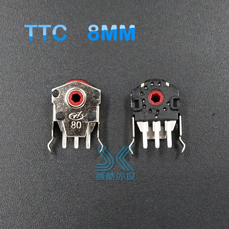 Original TTC Mouse Encoder Highly Accurate 8mm 9mm 10mm 11mm Green Red yellow Core 2pcs Solve the roller wheel problem