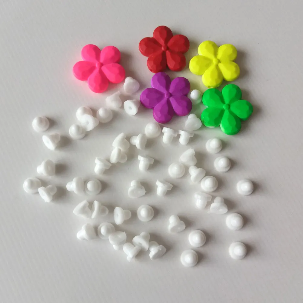 5000pcs Silicone Earrings Jewelry Accessories Rubber Ear Back Plugging Blocked Earring Back Stoppers For DIY Painless Ear Clip