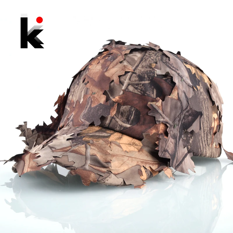 

Tactical Baseball Cap Men Camouflage Hat Outdoor Breathable Hunting Fishing Camping Bones Women Adjustable Snapback 3D Leaf Hats