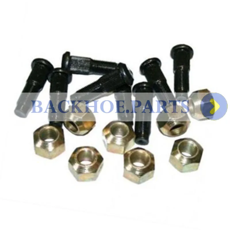 

8 PCS Lug Nut & Stud Kit 6709170 6564669 for Bobcat Skid Steer Loader S100 S150 S160 S175 S185 S205 S220 S250 S300