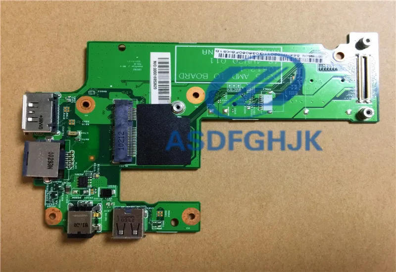 Original KEFU FOR Dell INSPIRON M5010 IOUSB DC Power Board 10612-1 48.4HH20.011 021 100% Test ok