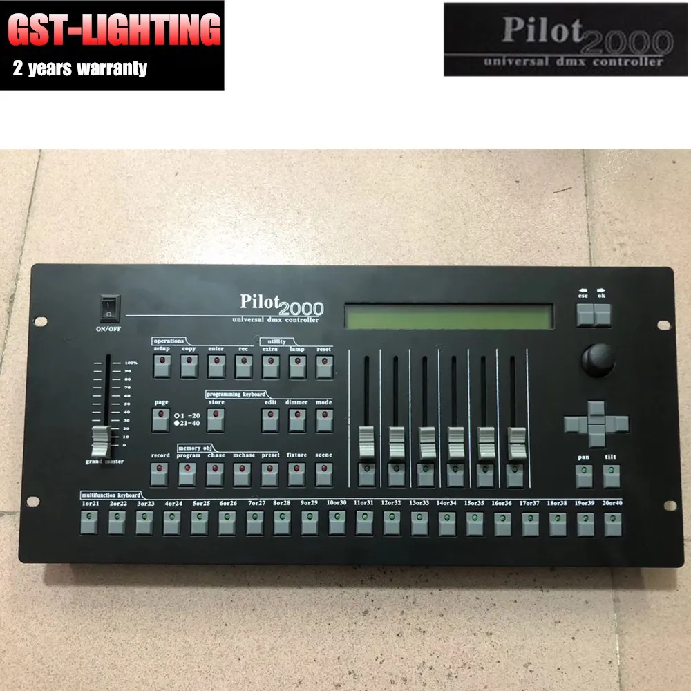 Pilot 2000 Stage Lighting DJ Equipments DMX Console For LED Par