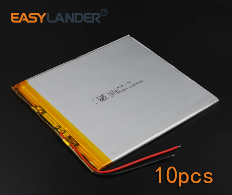 

10pcs/Lot 3.7V 4600mAh 30100140 Rechargeable Lithium Li-ion Polymer Battery